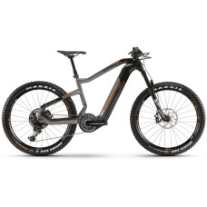 Велосипед HAIBIKE XDURO AllTrail 6.0 Carbon FLYON i630Wh 12 s. GX Eagle 27.5", рама L, серо-черно-коричневый, 2020 (арт 4541000950)
